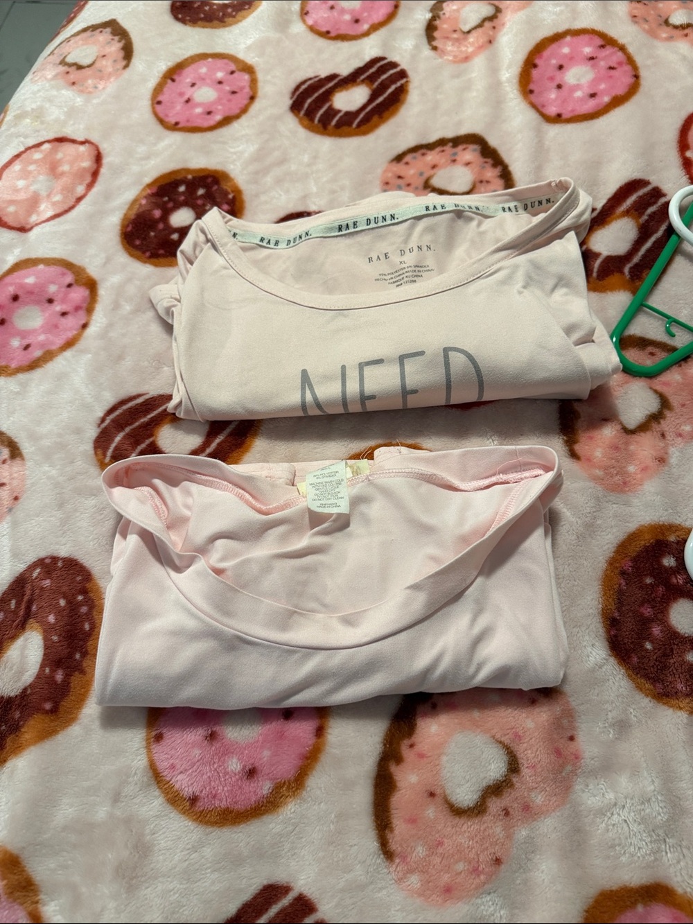 Rae Dunn Light Pink Long Sleeve Tee - "Need Coffee." - Picture 6 of 6